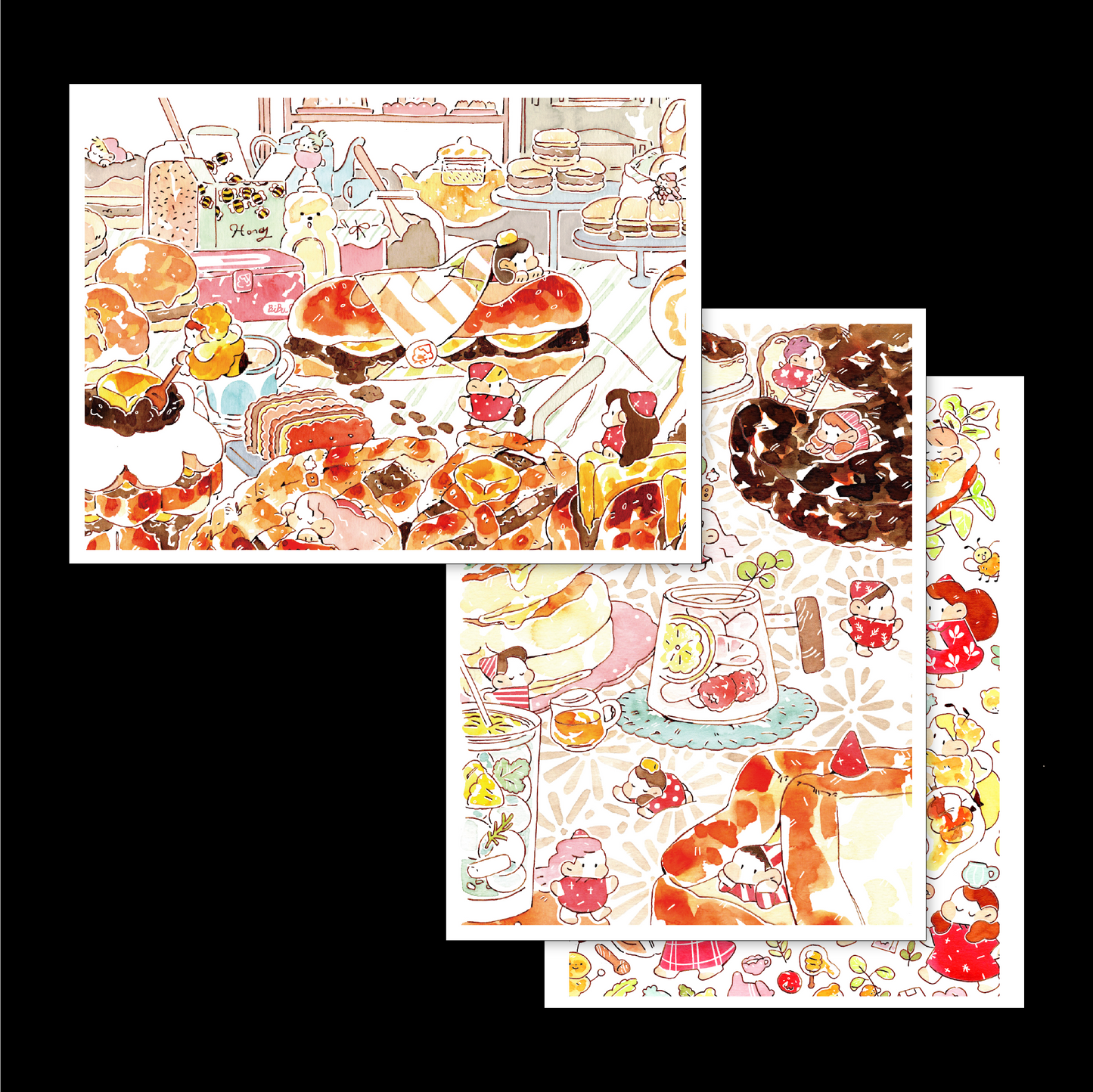 Candle Canvas 01: Bread Fairies' Picnic