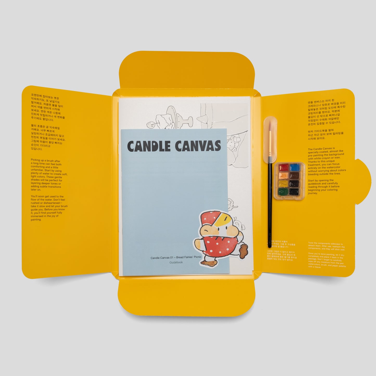 Candle Canvas 01: Bread Fairies' Picnic