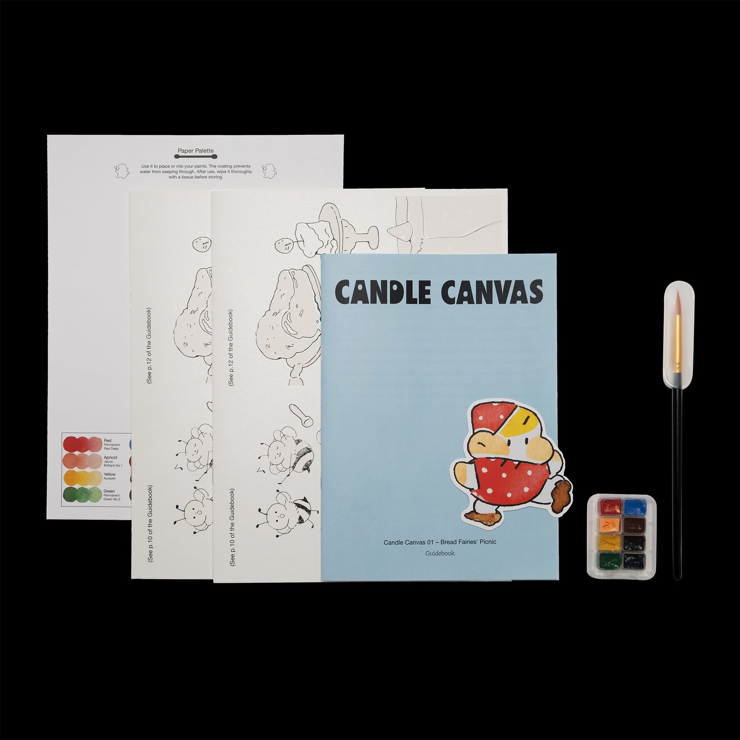 Candle Canvas 01: Bread Fairies' Picnic