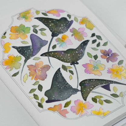 White Watercolor Coloring Kit