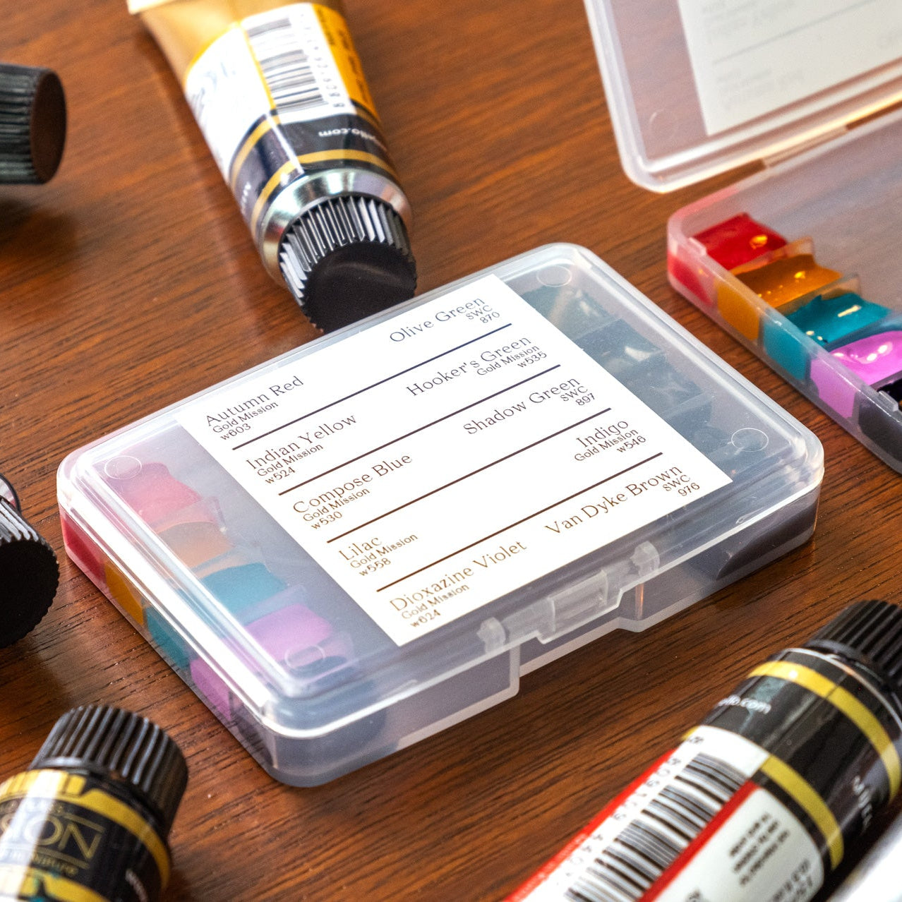 White Watercolor Coloring Kit