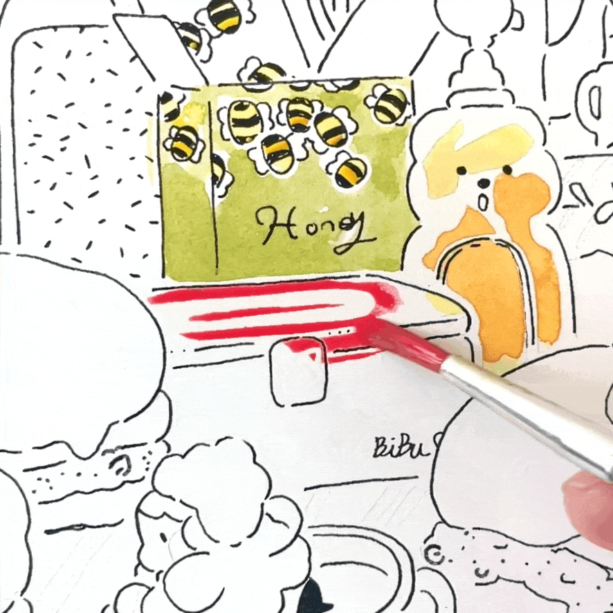 Candle Canvas 01: Bread Fairies' Picnic