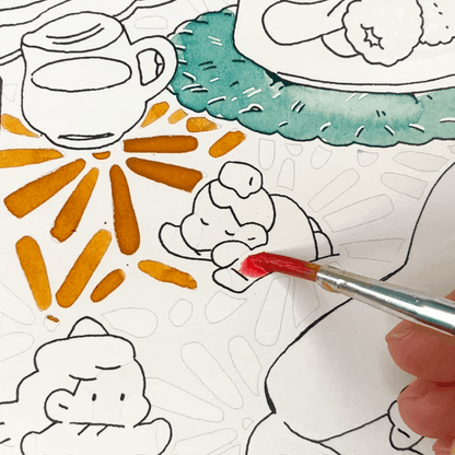 Candle Canvas 01: Bread Fairies' Picnic